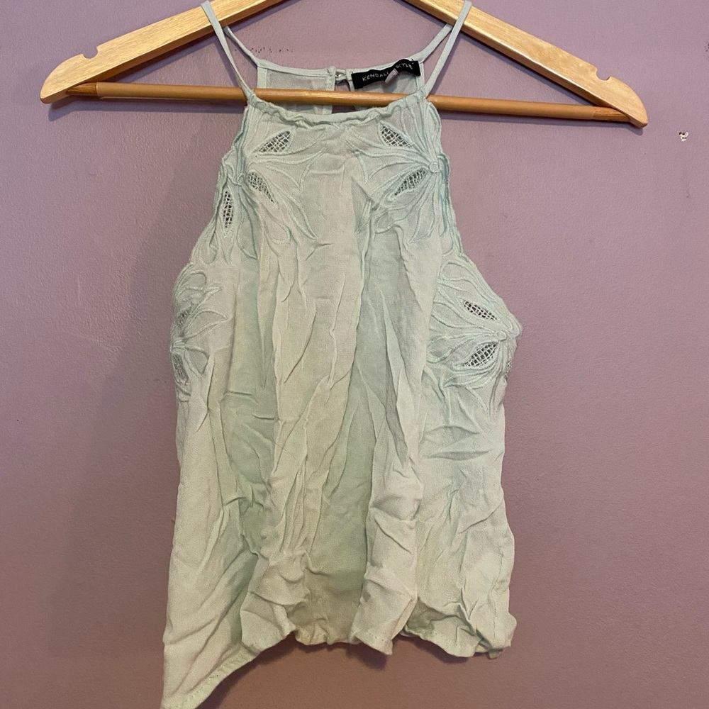 Kendall&Kylie Women’s M Mint Green Tank Top